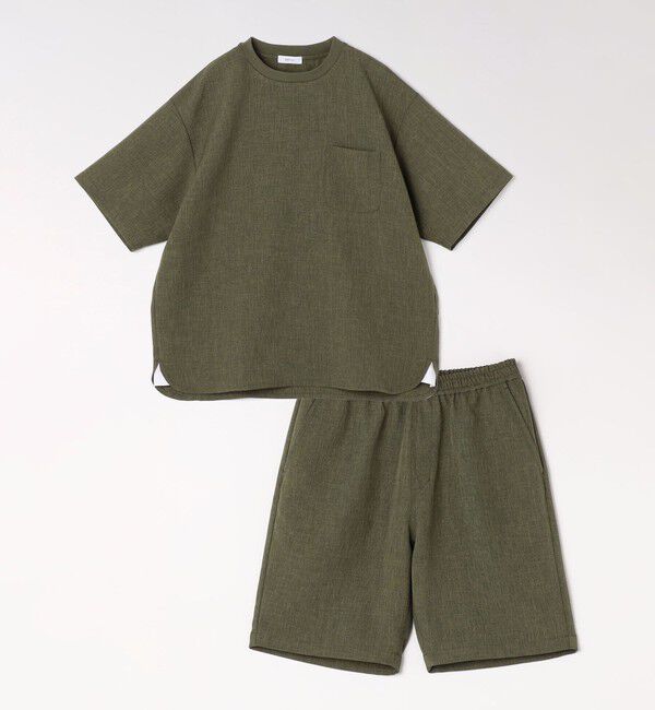 SHIPS any「SHIPS any:〈洗濯機可能〉ラウンド フェイク レイヤード Tシャツ(セットアップ対応) 25SS◇」|Tシャツ・カットソー|