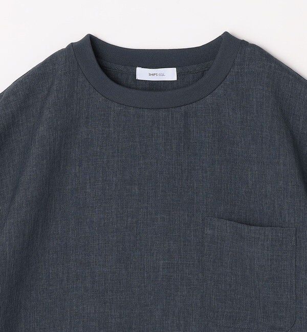SHIPS any「SHIPS any:〈洗濯機可能〉ラウンド フェイク レイヤード Tシャツ(セットアップ対応) 25SS◇」|Tシャツ・カットソー|