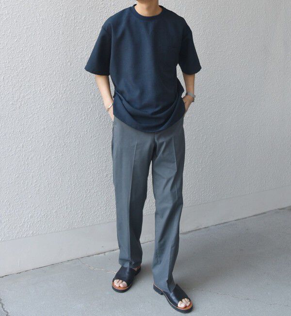 SHIPS any「SHIPS any:〈洗濯機可能〉ラウンド フェイク レイヤード Tシャツ(セットアップ対応) 25SS◇」|Tシャツ・カットソー|