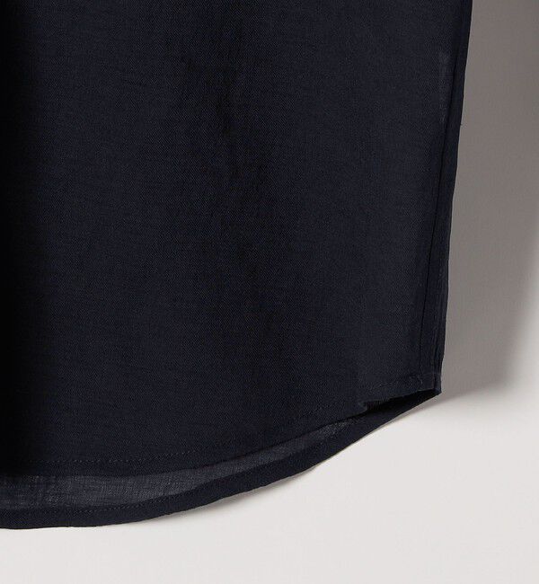 SHIPS any「SHIPS any:〈洗濯機可能〉シアー リボン レギュラーカラー ポケット シャツ」|シャツ・ブラウス|