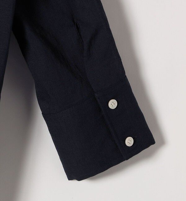 SHIPS any「SHIPS any:〈洗濯機可能〉シアー リボン レギュラーカラー ポケット シャツ」|シャツ・ブラウス|