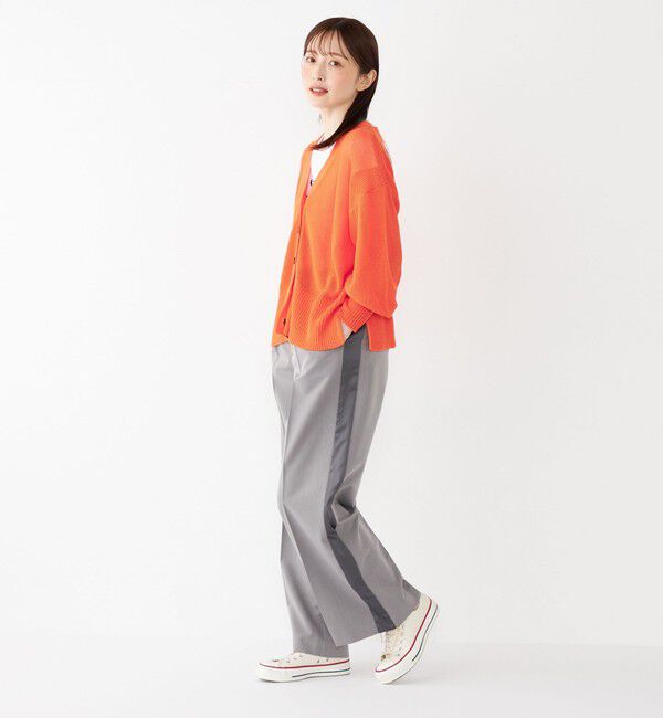 SHIPS Colors 「SHIPS Colors〈手洗い可能〉:ペーパーライク Vネック カーディガン」|カーディガン|