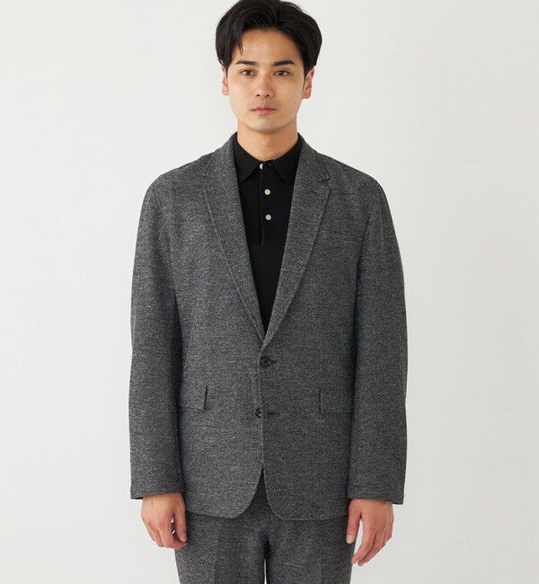 SHIPS Colors 「SHIPS Colors:〈洗濯機可能〉ジャージー ジャケット(セットアップ対応可能)」|テーラードジャケット|