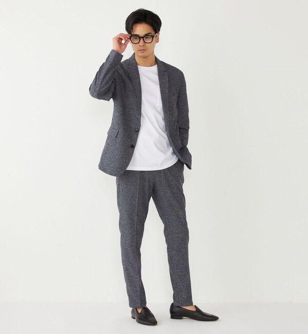 SHIPS Colors 「SHIPS Colors:〈洗濯機可能〉ジャージー ジャケット(セットアップ対応可能)」|テーラードジャケット|