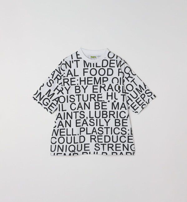 SHIPS any「【SHIPS any別注】Phatee: オーガニックコットン パターン プリント スピンドル ポケット Tシャツ◇」|Tシャツ・カットソー|