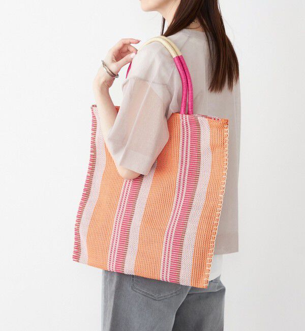 SHIPS Colors 「SHIPS Colors:マルチ ストライプ トート」|トートバッグ|