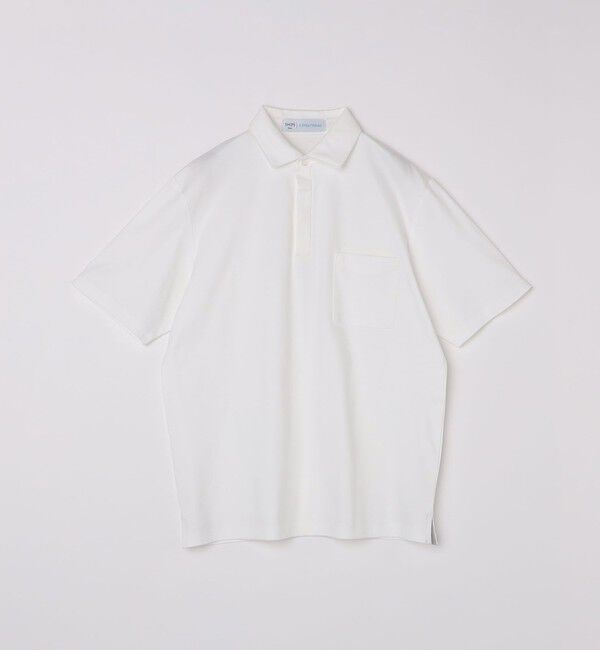 SHIPS Colors 「SHIPS Colors:〈接触冷感・抗菌防臭〉シルケット スムース ポロシャツ」|ポロシャツ|ホワイト