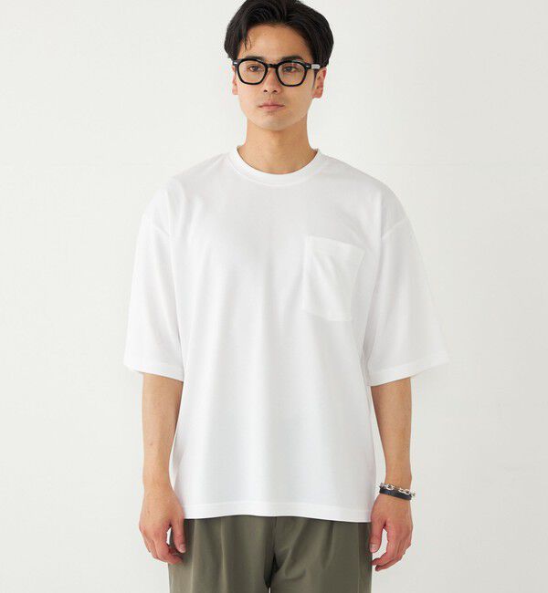 SHIPS Colors 「SHIPS Colors:〈汗隠し・接触冷感・紫外線軽減〉FRESH TECH ルーズ Tシャツ」|Tシャツ・カットソー|