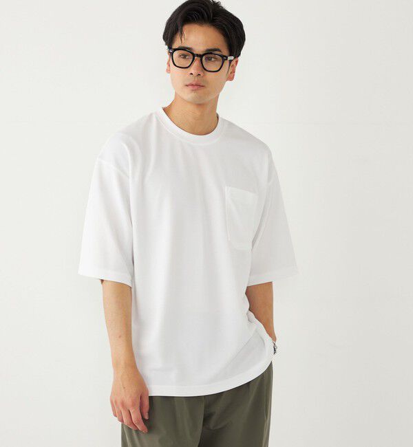 SHIPS Colors 「SHIPS Colors:〈汗隠し・接触冷感・紫外線軽減〉FRESH TECH ルーズ Tシャツ」|Tシャツ・カットソー|