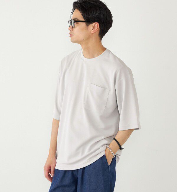 SHIPS Colors 「SHIPS Colors:〈汗隠し・接触冷感・紫外線軽減〉FRESH TECH ルーズ Tシャツ」|Tシャツ・カットソー|