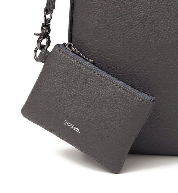 SHIPS any「SHIPS any: スプリット レザー ミディアム ショルダーバッグ (カードケース付き)◇」|ショルダー・メッセンジャー|