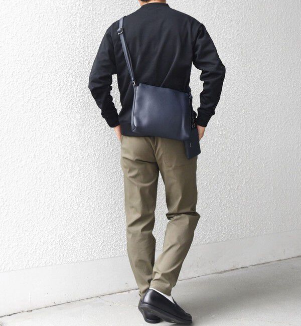 SHIPS any「SHIPS any: スプリット レザー ミディアム ショルダーバッグ (カードケース付き)◇」|ショルダー・メッセンジャー|