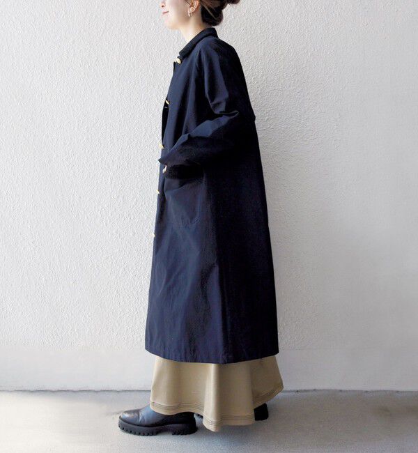 SHIPS any「SHIPS any: ステンカラー Aライン ロング コート」|ステンカラーコート|