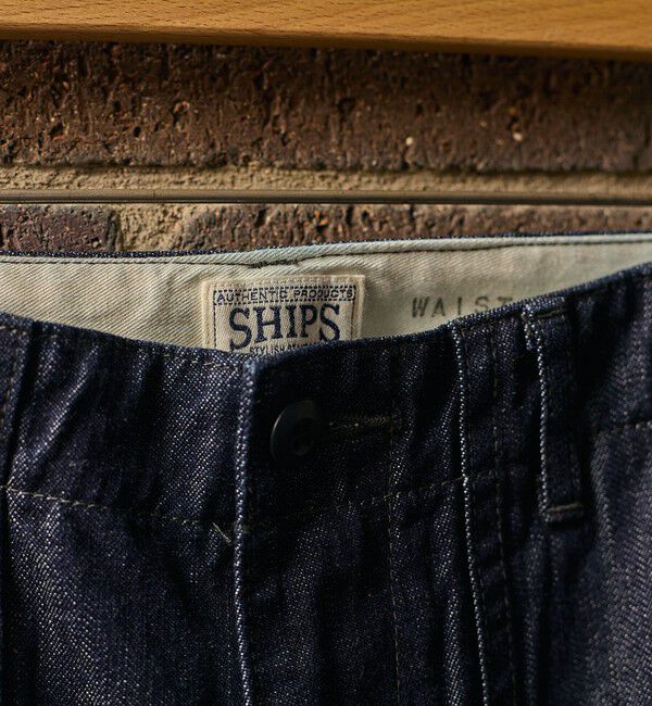 SHIPS「SHIPS: AUTHENTIC ベーシック デニム ベイカー パンツ」|チノ|