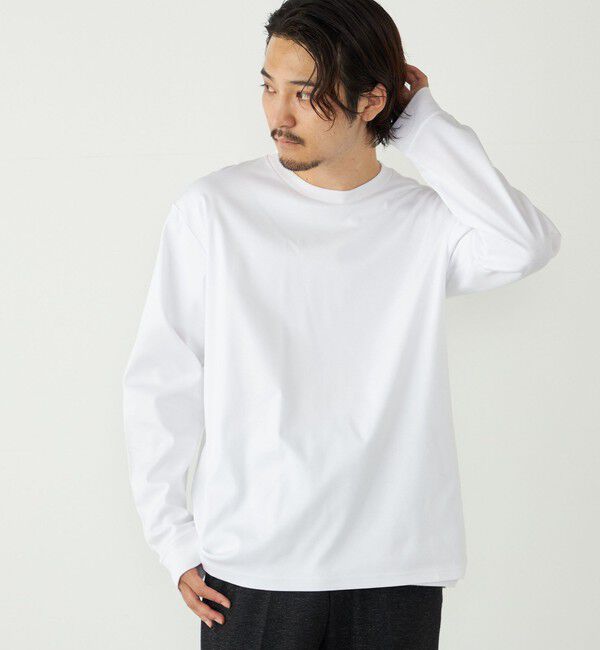 SHIPS Colors 「SHIPS Colors:シルケット コットン クルーネック ロンT」|Tシャツ・カットソー|