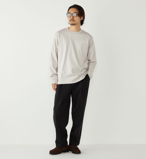 SHIPS Colors 「SHIPS Colors:シルケット コットン クルーネック ロンT」|Tシャツ・カットソー|