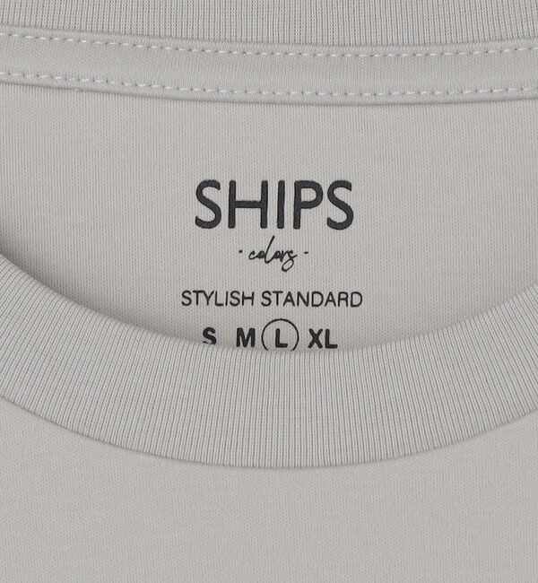 SHIPS Colors 「SHIPS Colors:シルケット コットン クルーネック ロンT」|Tシャツ・カットソー|
