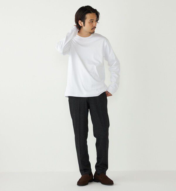 SHIPS Colors 「SHIPS Colors:ムリネ ジャージー イージー スラックス(セットアップ対応可能)」|スラックス|