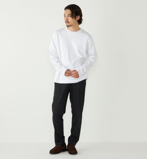 SHIPS Colors 「SHIPS Colors:ムリネ ジャージー イージー スラックス(セットアップ対応可能)」|スラックス|