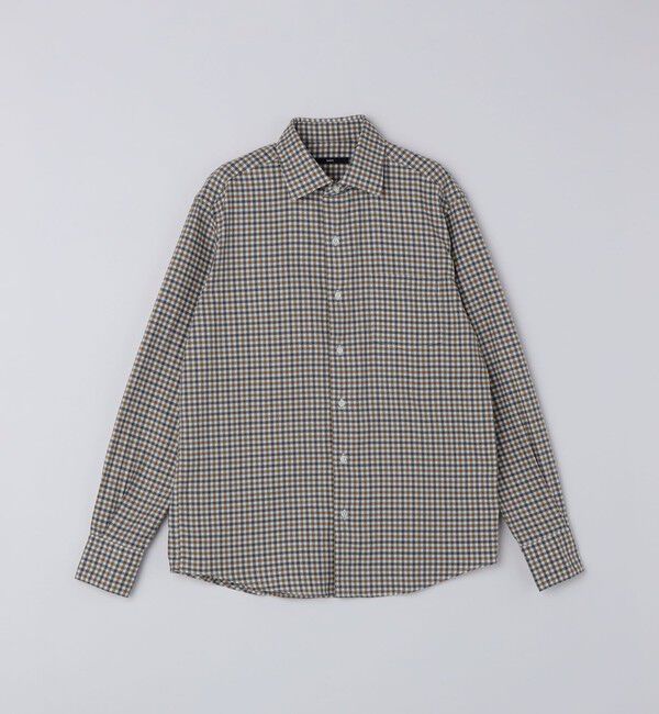 SHIPS「SHIPS:  ワイドカラー ネル シャツ」|シャツ・ブラウス|