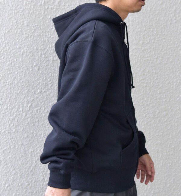 SHIPS any「【WEB限定】SHIPS any: ワンポイント ロゴ 裏起毛 スウェット ジップ パーカー◇」|パーカー|