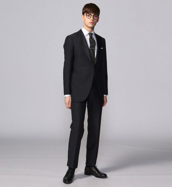 TOMORROWLAND MENS「Super150'sウール ピークドラペルタキシードスーツ CELEMONIA TROFEO」|スーツ|