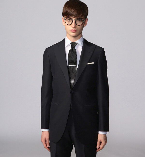 TOMORROWLAND MENS「Super150'sウール ピークドラペルタキシードスーツ CELEMONIA TROFEO」|スーツ|