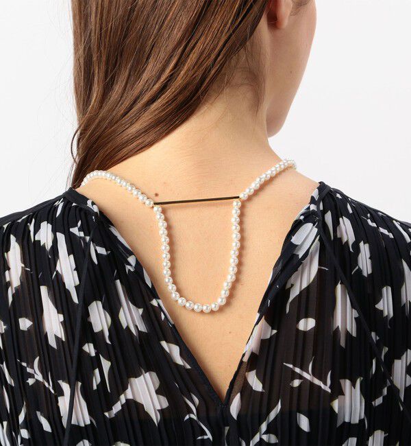 TOMORROWLAND GOODS「【別注】januka  ATTACHMENT WITH PARTS BAR パールネックレス」|ネックレス|