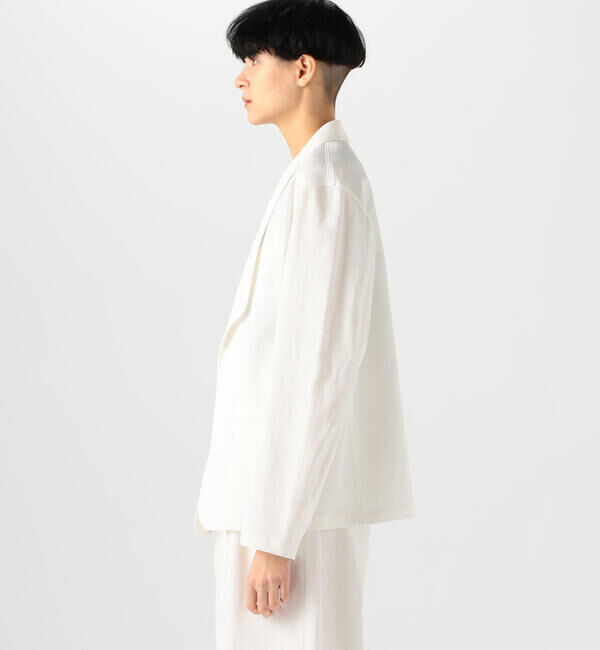 BACCA「コットンピケ ワークジャケット」|テーラードジャケット|