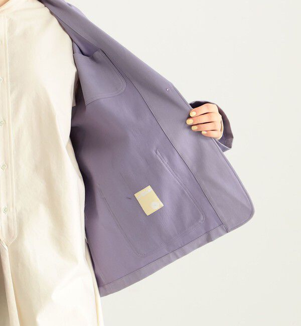 BACCA「コットンピケ ワークジャケット」|テーラードジャケット|