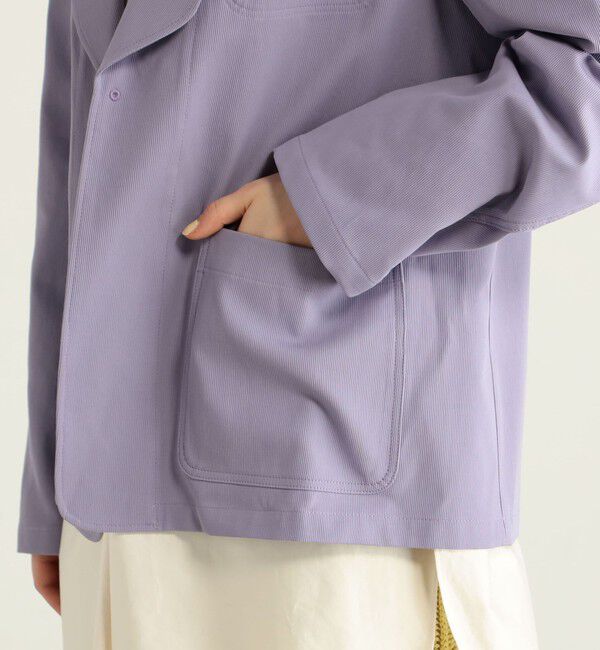 BACCA「コットンピケ ワークジャケット」|テーラードジャケット|