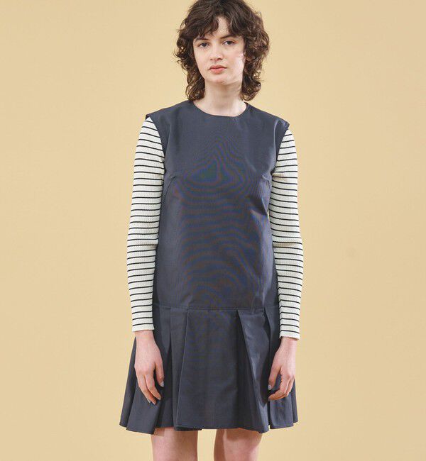 DES PRES「コットンシルクグログラン ミニワンピース」|ワンピース|