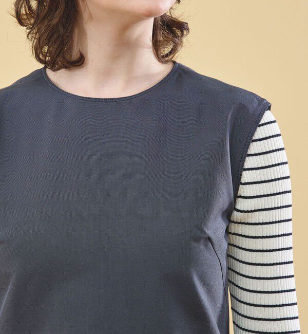 DES PRES「コットンシルクグログラン ミニワンピース」|ワンピース|