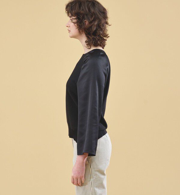 DES PRES「ファブリックコンビ ラグランスリーブプルオーバー」|ニット・セーター|