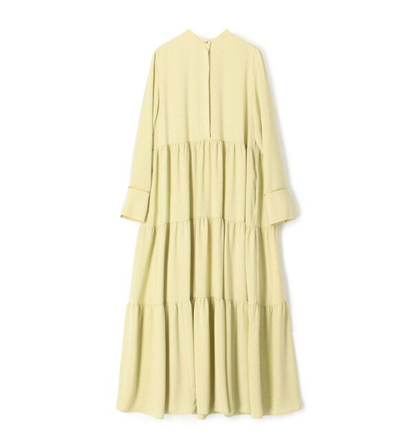 Ballsey「パウダリーサテン ティアードロングワンピース」|ワンピース|21 ライトイエロー