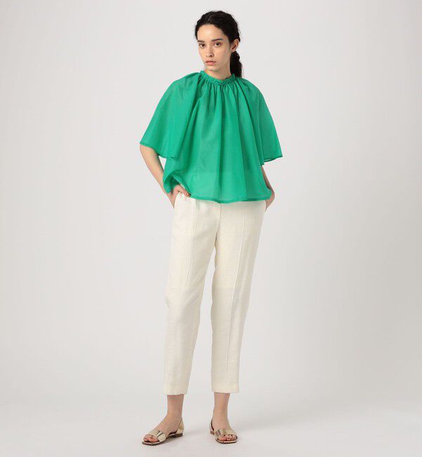 TOMORROWLAND collection「コットンシルク ワイドスリーブブラウス」|シャツ・ブラウス|