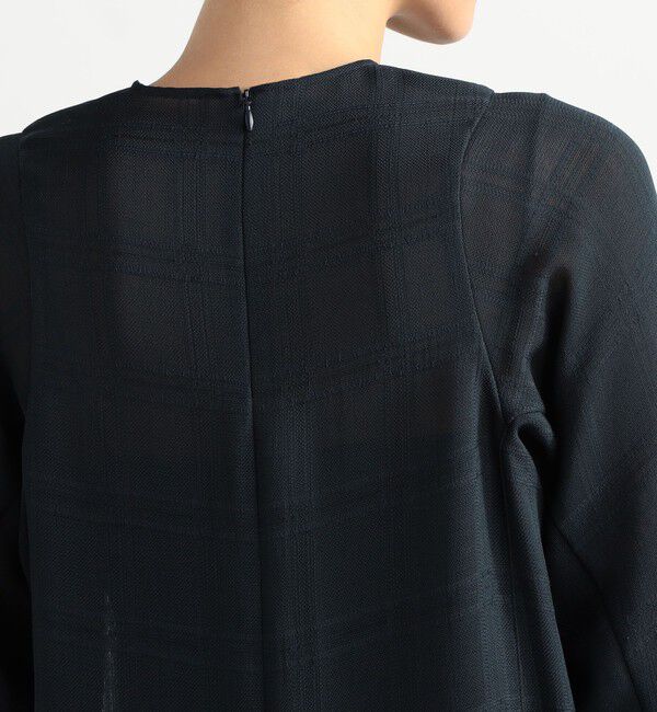 BACCA「レノウェーブ ブロックチェックチュニックワンピース」|ワンピース|