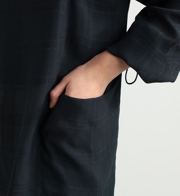 BACCA「レノウェーブ ブロックチェックチュニックワンピース」|ワンピース|