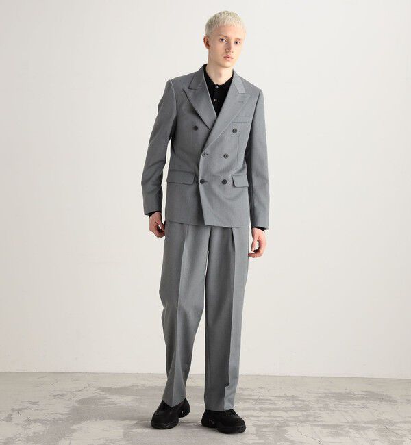 Edition「ウールモヘヤ2タックパンツ」|チノ|