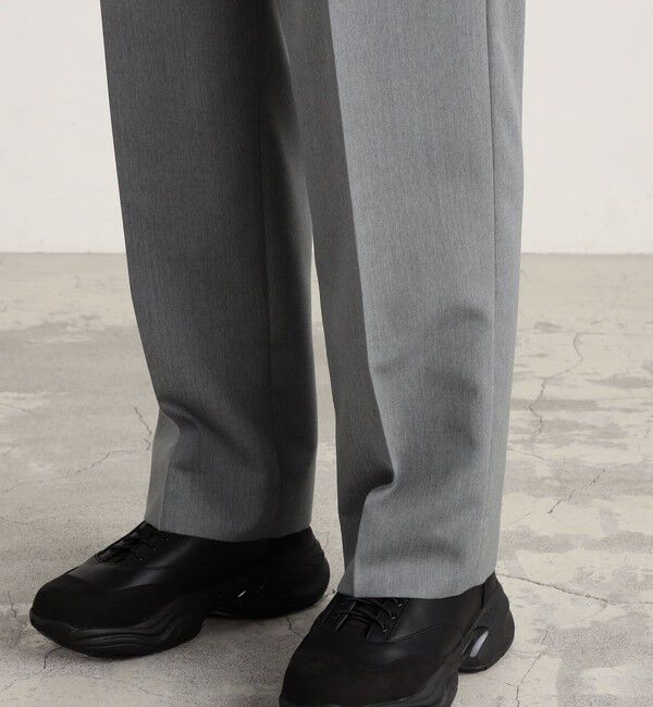 Edition「ウールモヘヤ2タックパンツ」|チノ|