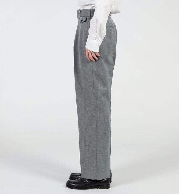 Edition「ウールモヘヤ2タックパンツ」|チノ|
