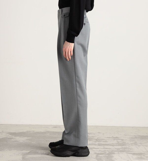Edition「ウールモヘヤ2タックパンツ」|チノ|