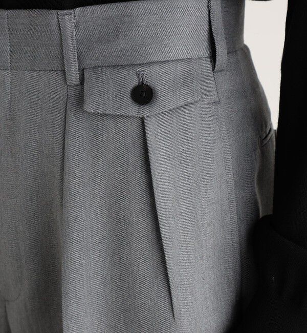 Edition「ウールモヘヤ2タックパンツ」|チノ|