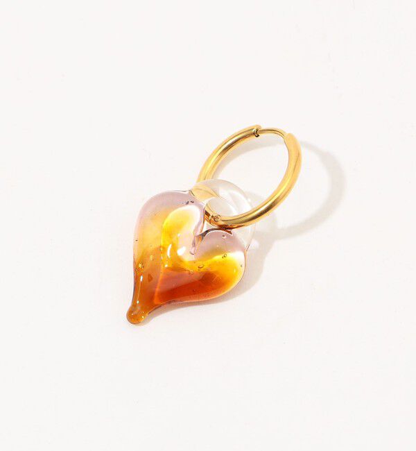 TOMORROWLAND GOODS「LEVENS HEART OF GLASS HOOPS ピアス」|ピアス|