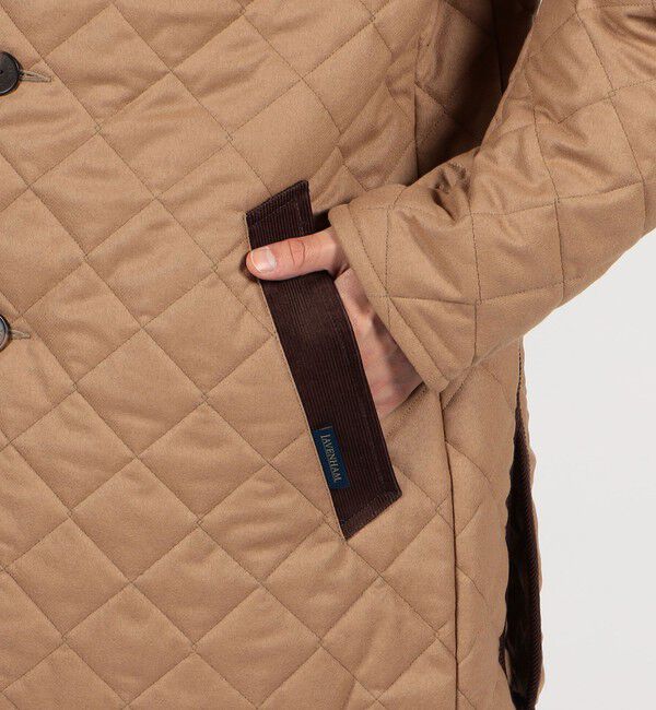 TOMORROWLAND BUYING WEAR「【別注】LAVENHAM DENSTON ウール フーデッドキルティングコート」|ステンカラーコート|