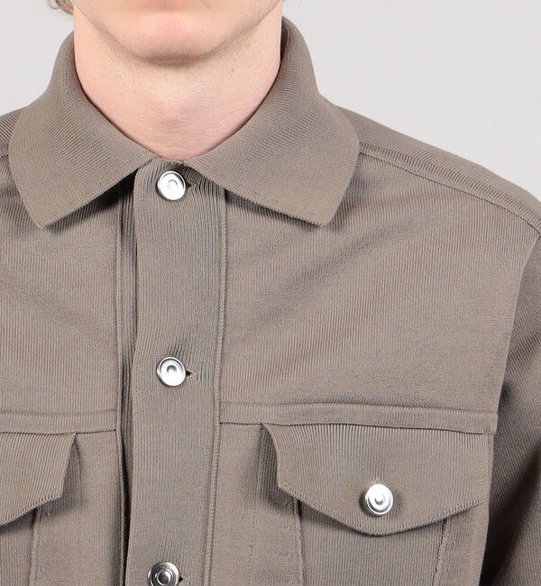 TOMORROWLAND MENS「TOMORROWLAND tricot ポリエステルコットン ニットGジャン」|ニット・セーター|