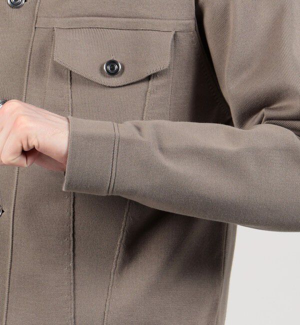 TOMORROWLAND MENS「TOMORROWLAND tricot ポリエステルコットン ニットGジャン」|ニット・セーター|