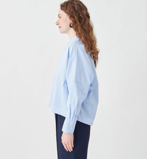 MACPHEE「コットンブロード コクーンシャツ」|シャツ・ブラウス|