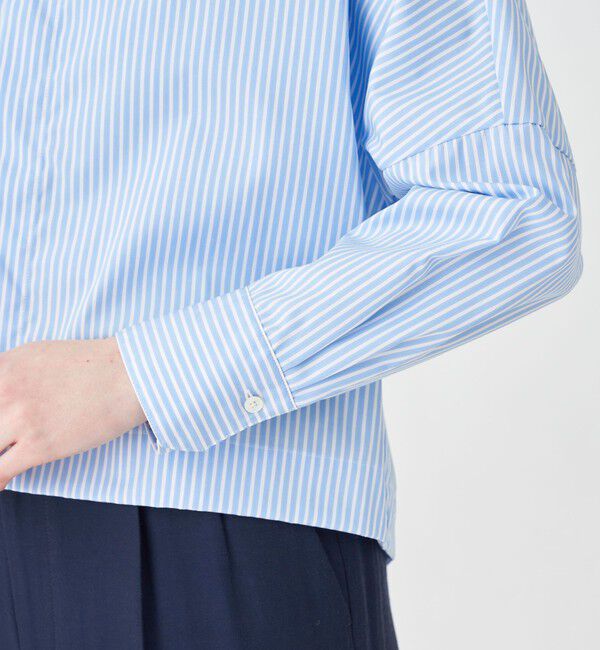 MACPHEE「コットンブロード コクーンシャツ」|シャツ・ブラウス|