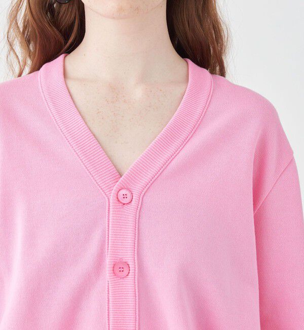MACPHEE「ドライコットン Vネックカーディガン」|カーディガン|